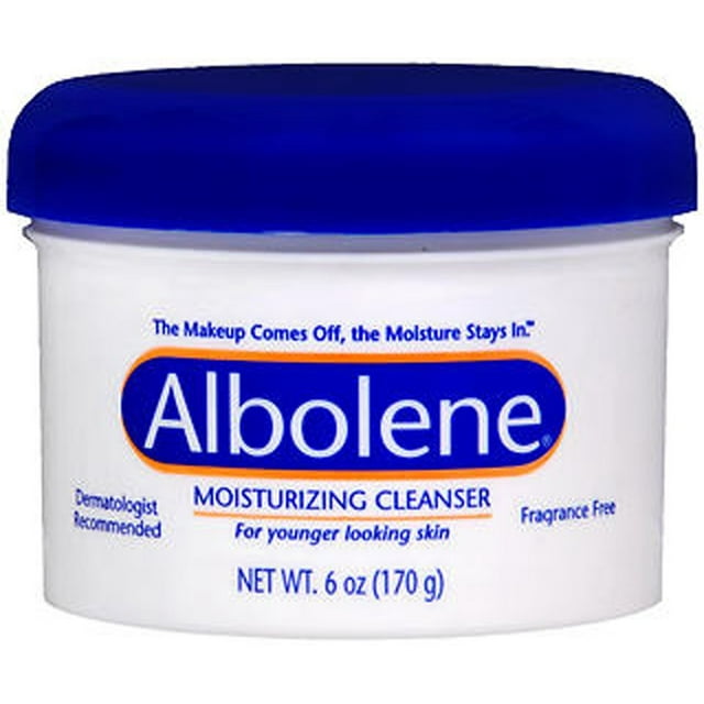 Albolene Cleansing Concentrate Moisturizing Cleanser Cream, Unscented - 6 oz