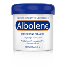 Albolene Face Moisturizer, Facial Cleanser, Makeup Remover and Cleansing Balm, All Skin Types, 12 oz