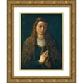 thumbnail image 1 of Albrecht Dürer 11x14 Gold Ornate Wood Frame and Double Matted Museum Art Print Titled - Portrait of a Young Woman with Her Hair Down (1497), 1 of 4