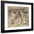 thumbnail image 1 of Albrecht Dürer 12x12 Black Modern Framed Museum Art Print Titled - The Women's Bath (1496), 1 of 5