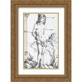 thumbnail image 1 of Albrecht Durer 2x Matted 20x24 Gold Ornate Framed Art Print 'St Sebastian At The Column - First State', 1 of 2