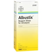 Albtix Reagent Strips for Urinalysis, Tests for Protein, 100