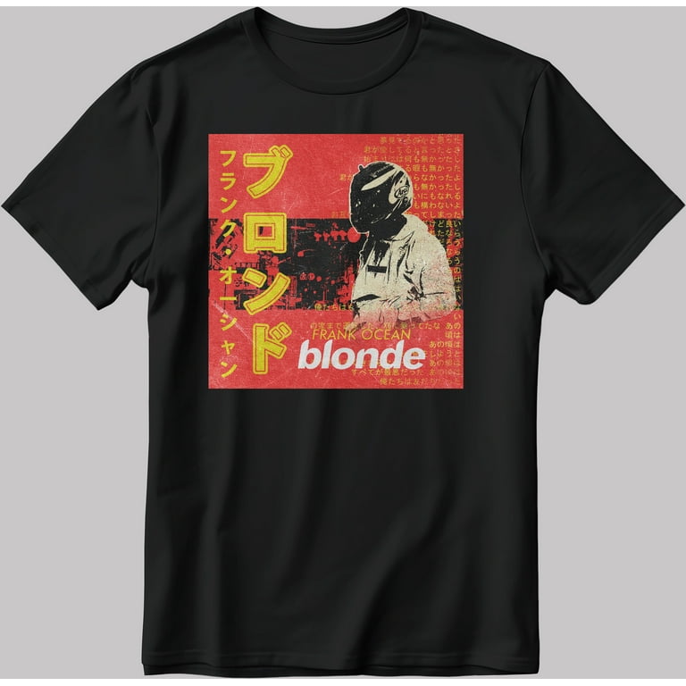 Album Cover Frank Ocean Blonde Short Sleeve White-Black Men's / Women's T  Shirt S513 - Walmart.com