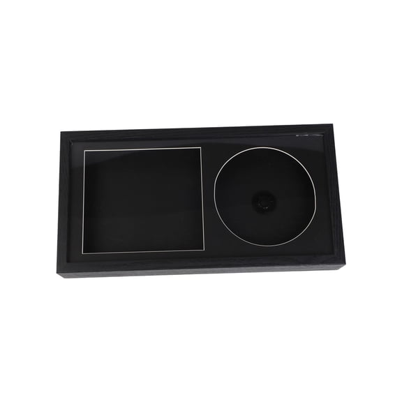 Album Cover Protector Wooden CD Frame Birthday Present Idea Handmade Artisanship Handcrafted Wood Frame Storage