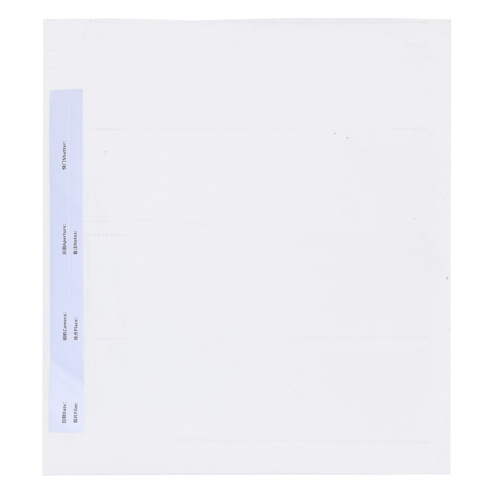 Album Film Protector Storage Box 135/120 Negativess Film Storage Pages Negatives Folder for Organizing Film