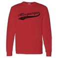 thumbnail image 1 of Albuquerque Baseball Script - Hometown Pride, Pitcher Long Sleeve T Shirt - Small - Red, 1 of 6
