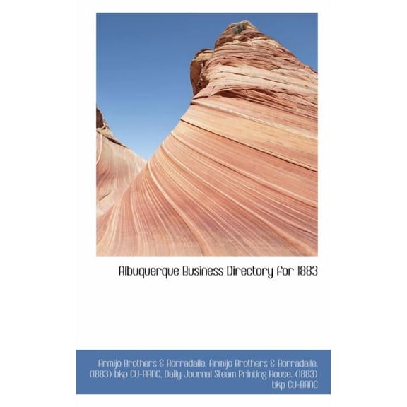 Albuquerque Business Directory for 1883 (Paperback)