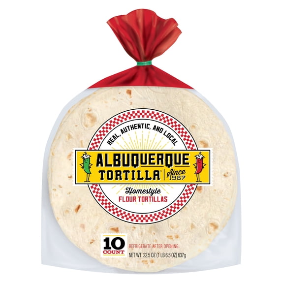 Albuquerque Homestyle Flour Tortillas, 10 Count