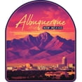 thumbnail image 1 of Albuquerque New Mexico Design B Souvenir Die Cut Flat Decorative Magnet (3-Inch), 1 of 4