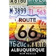 thumbnail image 1 of Albuquerque, New Mexico, Route 66, License Plates (9x12 Wall Art Print, Home Decor), 1 of 3