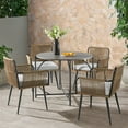 thumbnail image 1 of Alburgh All-Weather Outdoor Bistro Set with Four Rope Chairs and 30" H Bistro Table, 1 of 4