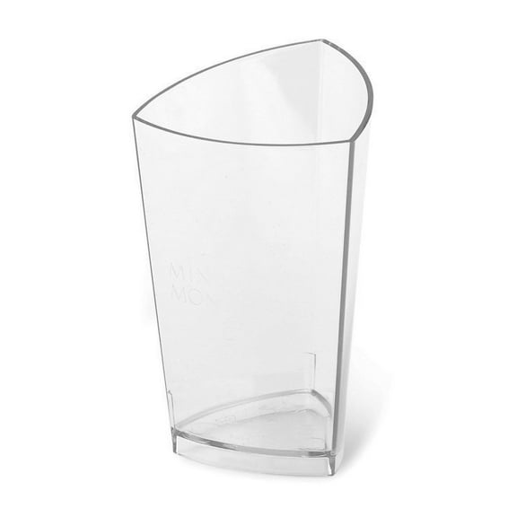 Alcas 2.37-Oz Mini Mon Amour"Shield Bijoux" Clear Plastic Dessert Cup 1.89" x 3.03" High - 60 Pieces
