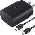 thumbnail image 1 of for Alcatel 3V (2019) Charger! Super Fast Charger Kit [1x Wall Charger + 1x USB C Cable] True Digital Super Fast Charging uses dual voltages for up to 50% faster charging! Black, 1 of 5