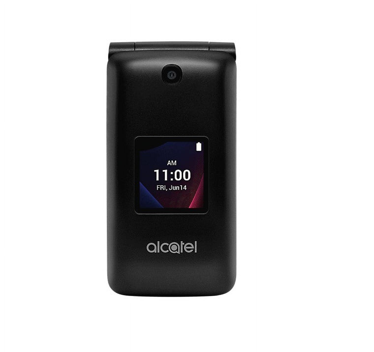 Alcatel 4051S 2.8" 8GB Memory Verizon Prepaid LTE Flip Phone, Black - image 1 of 12