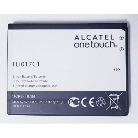Alcatel OEM OneTouch Battery Greatcall Red Graphite Jitterbug Flip Phone TLi017C1
