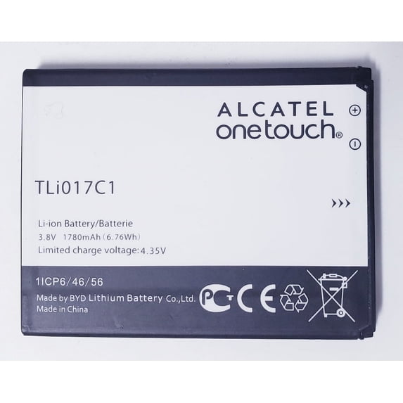 Alcatel OEM OneTouch Battery Greatcall Red Graphite Jitterbug Flip Phone TLi017C1