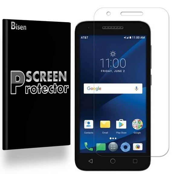 Alcatel idealXCite [4-Pack BISEN] Ultra Clear Screen Protector, Anti-Scratch, Anti-Shock