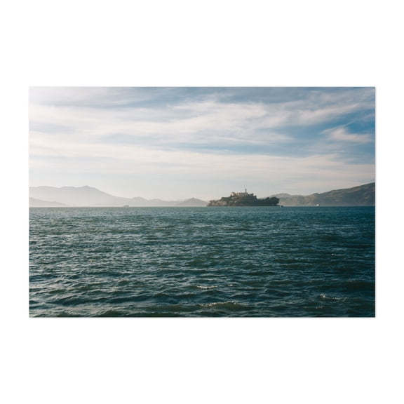 Alcatraz Island, San Francisco - Photography Seascape Ocean Water Nature Coast Landscape Unframed Wall Art Print 4 x 6 inches