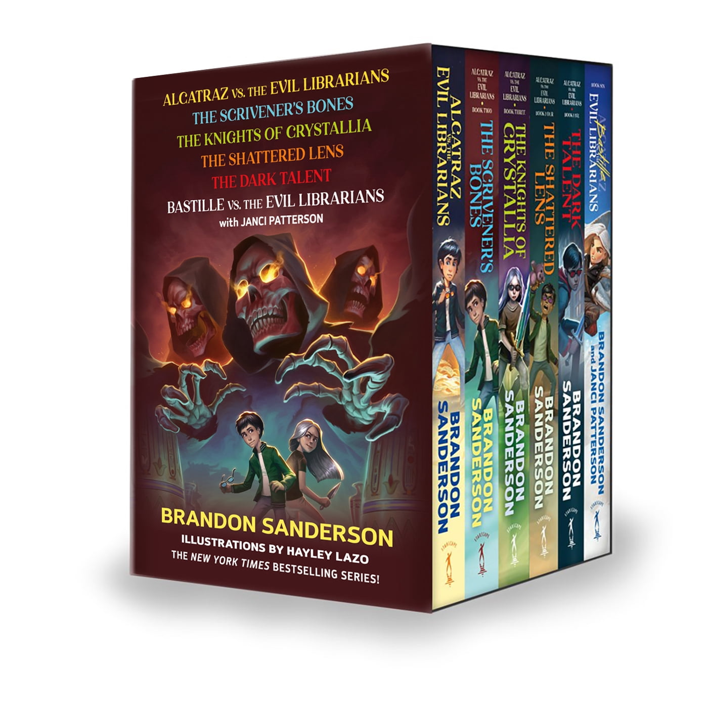 THE BOOK　 1＆2＆3 Alcatraz Versus the Evil Librarians 6-book paperback boxed set