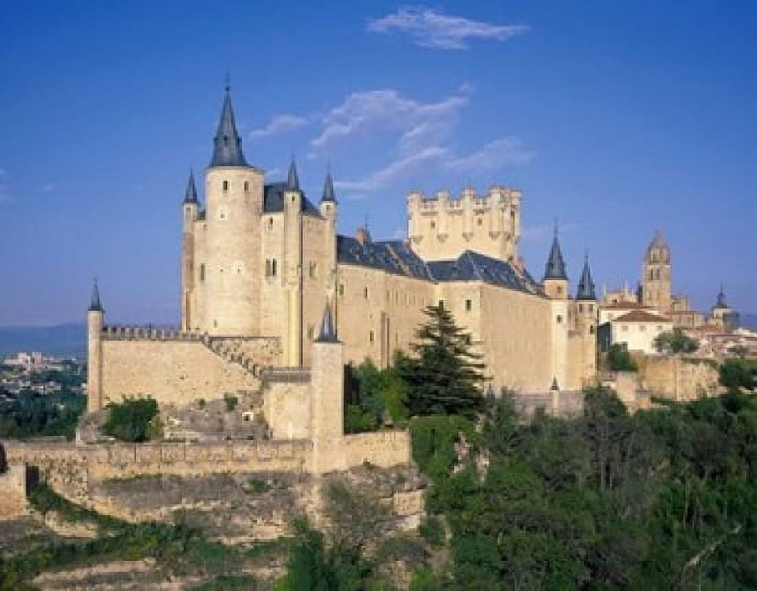 Alcazar Segovia Castile Leon Spain Canvas Art - Paul Thompson DanitaDelimont (32 x 25)