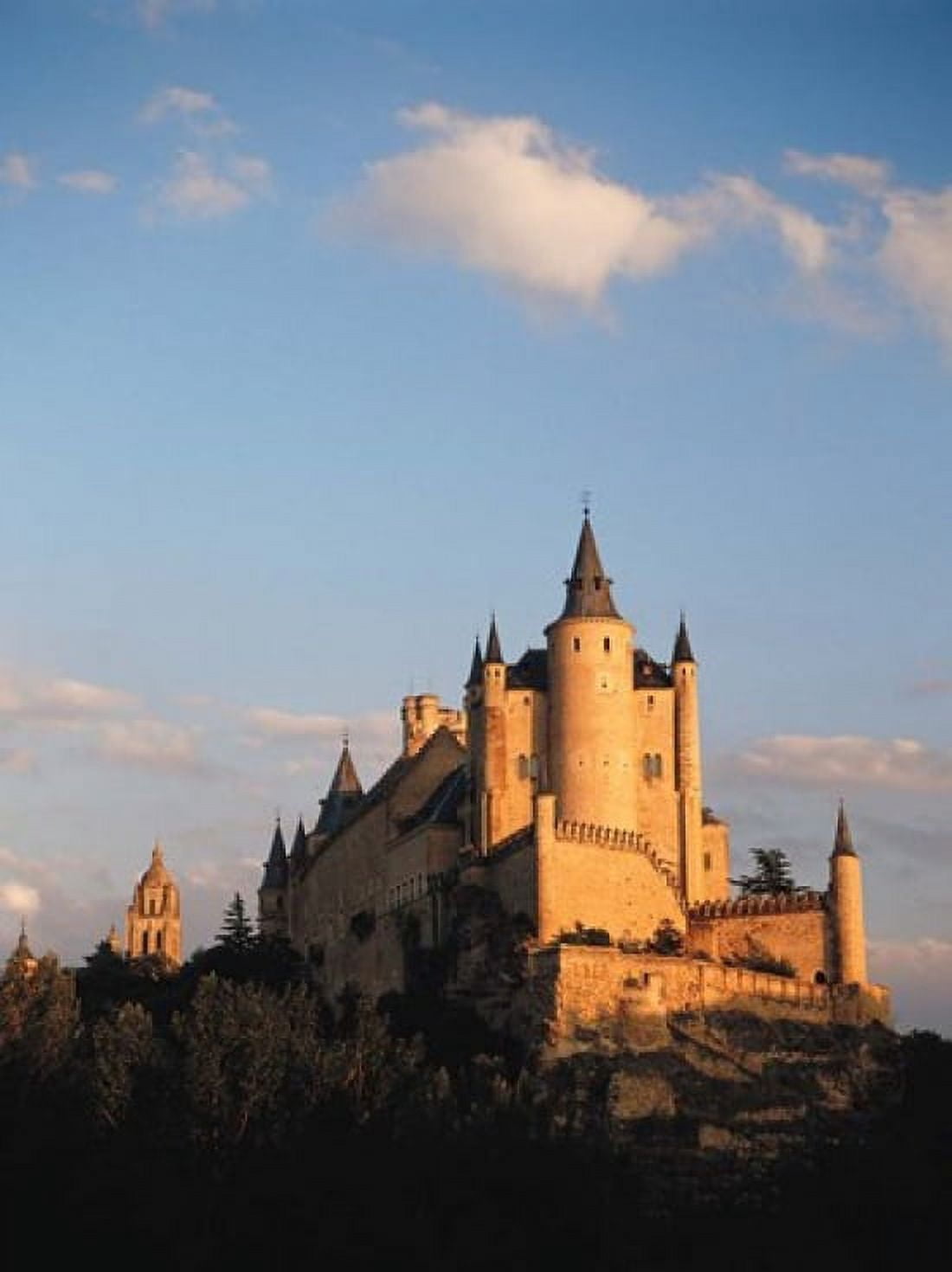 Alcazar Segovia Spain Canvas Art - David Barnes DanitaDelimont (25 x 33)