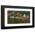 thumbnail image 1 of Alceste Campriani 14x10 Black Modern Framed Museum Art Print Titled - Parrots, 1 of 5