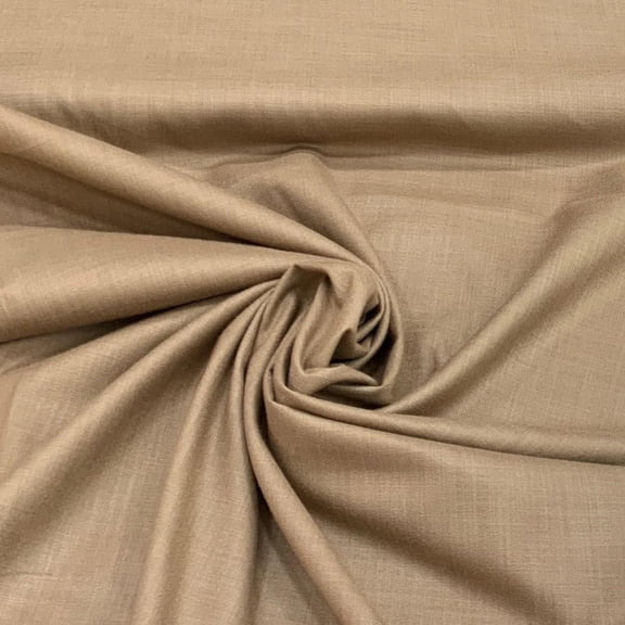 Alchemic Living Unisex Brown Cotton Matka Fabric By Yards - breathable Soft and Durable - 44" Wide, Premium Ssolid Summer Cotton Cloth for Kurta Pajama Blouse Garments