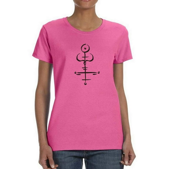 Alchemical Symbol Shaped T-Shirt Women -Image by Shutterstock, Female Small