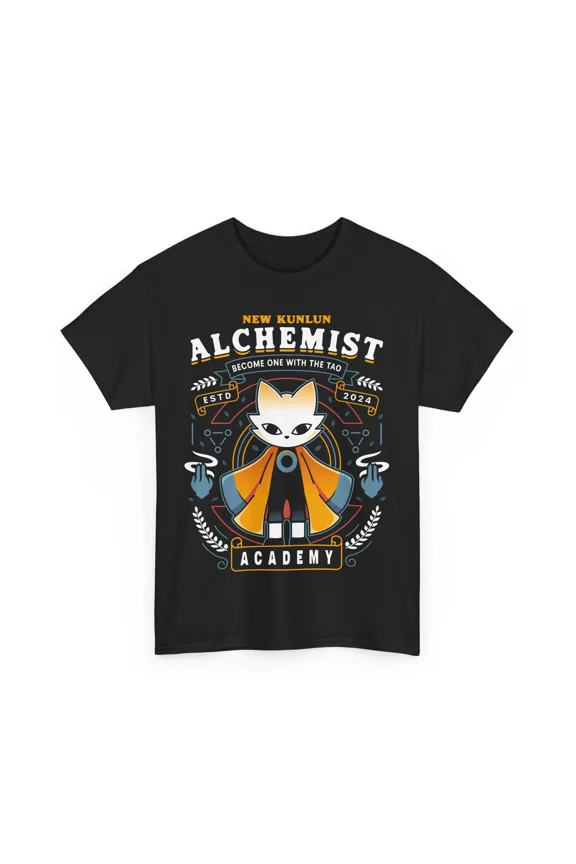 Alchemist Warrior Academy Unisex T-Shirt. Nine Sols Video Game. Cat. Ninja.Indie