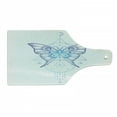 thumbnail image 1 of Alchemy Cutting Board, Boho Art Vintage Engraved Butterfly Dreamcatcher, Decorative Tempered Glass Cutting and Serving Board, in 3 Sizes, by Ambesonne, 1 of 2