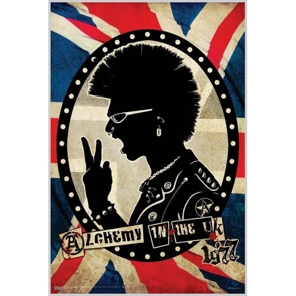 Scorpio Posters Alchemy England Kings Road Punk Rock Poster - 24.5 x 36.5 Laminated