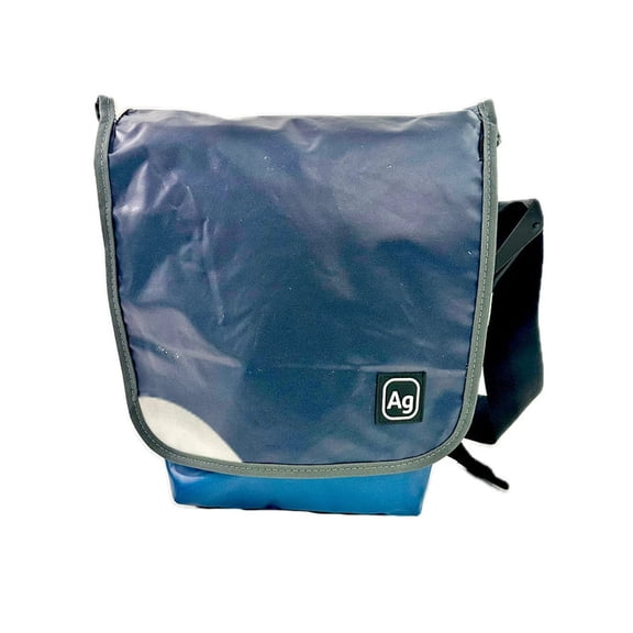 Alchemy Goods - Haversack Satchel Eco-Friendly Upcycled Bike Tube Bag, Secure & Stylish Travel Companion