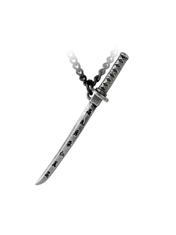 Bushido Samurai Sword Pendant Necklace