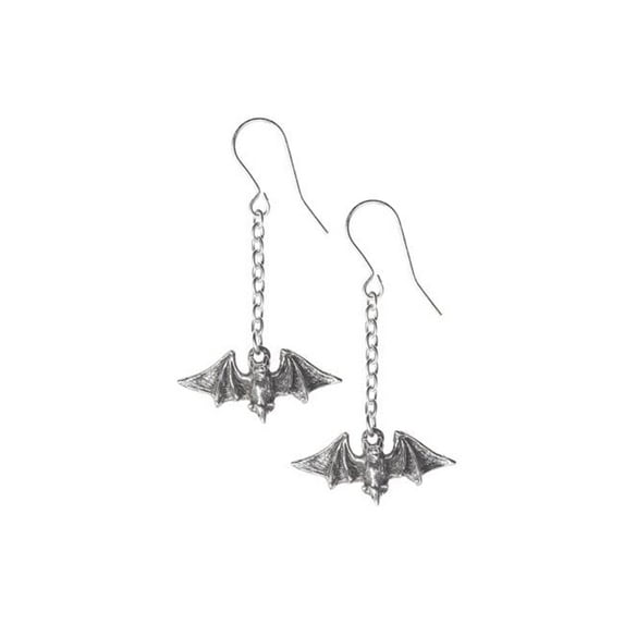 Alchemy Gothic E429 Kiss The Night Earrings