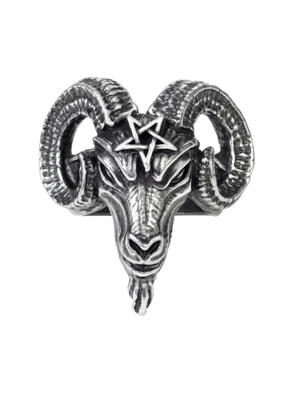 Lightweight Fashion Baphomet Ring - W/11