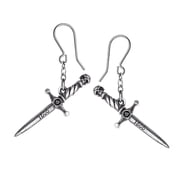 Alchemy Gothic Lightweight Fashion Hand Of Macbeth Earrings