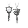 thumbnail image 1 of Alchemy Gothic Lightweight Fashion Sacred Cat Vanitas Pendant, 1 of 2