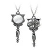 thumbnail image 1 of Alchemy Gothic P889 Sacred Cat Vanitas Pendant, 1 of 1