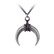 Alchemy Gothic P908 21 in. Mithras Bull Horn Moon Pendant