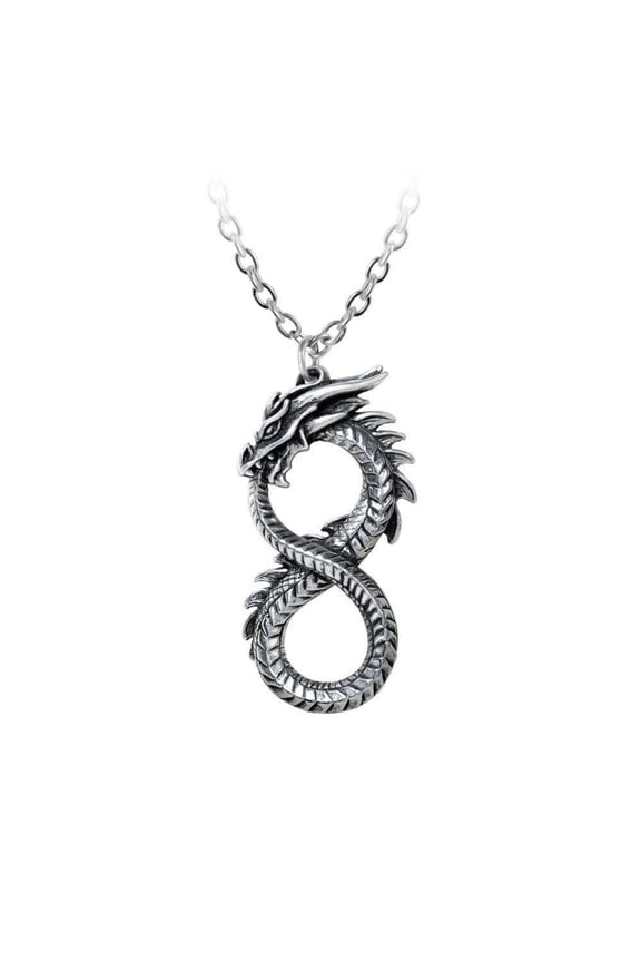 P916 21 in. Infinity Dragon Pendant