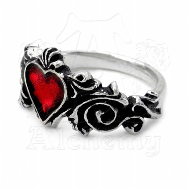 Alchemy Gothic R134Q Betrothal Ring- Q - 8.5 - Walmart.com