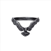 Alchemy Gothic R232T Ravenette Ring - Size 9.5