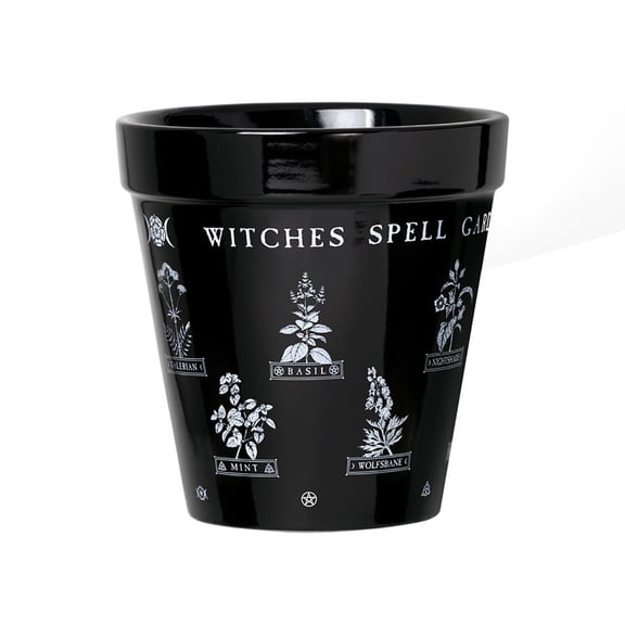 Alchemy Gothic Witches Spell Garden Plant Pot