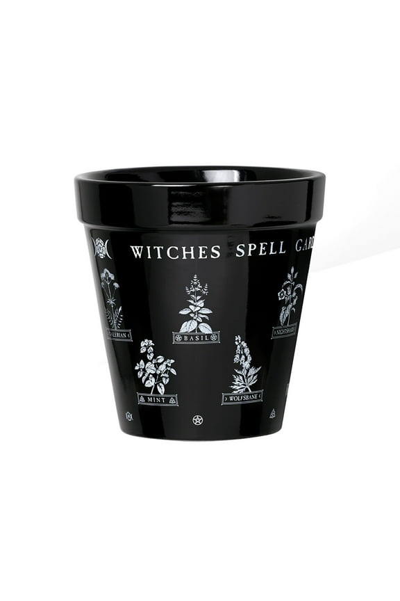 Witches Spell Garden Plant Pot
