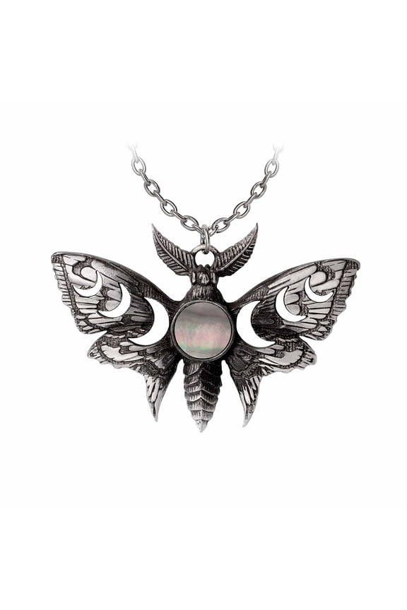 Alchemy Lunar Moth Neckwear Necklace
