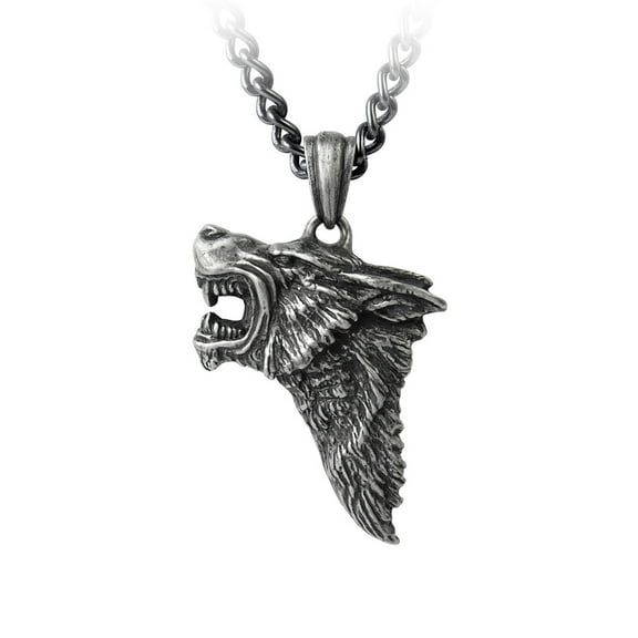 Alchemy Metal-Wear Lightweight Fashion Dark Wolf Pendant