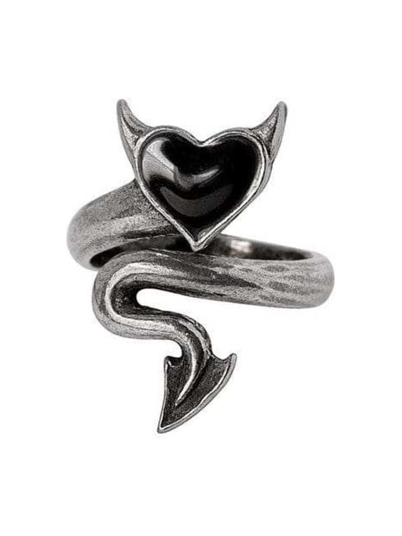 Devil Heart Wrap Ring