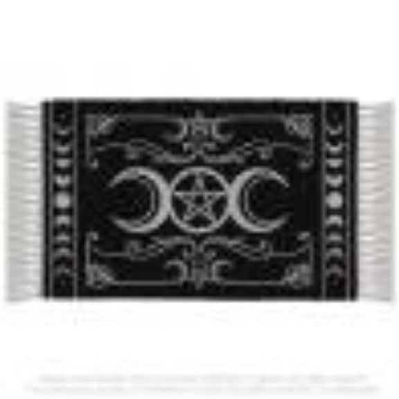 Alchemy  Triple Moon Rug, Black & White