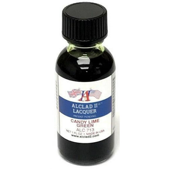 Alclad II ALC-713 Candy Lime Green Enamel Paint 1oz