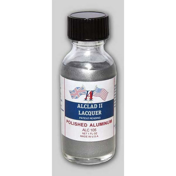 Alclad II Lacquers 105 Polished Aluminum 1oz